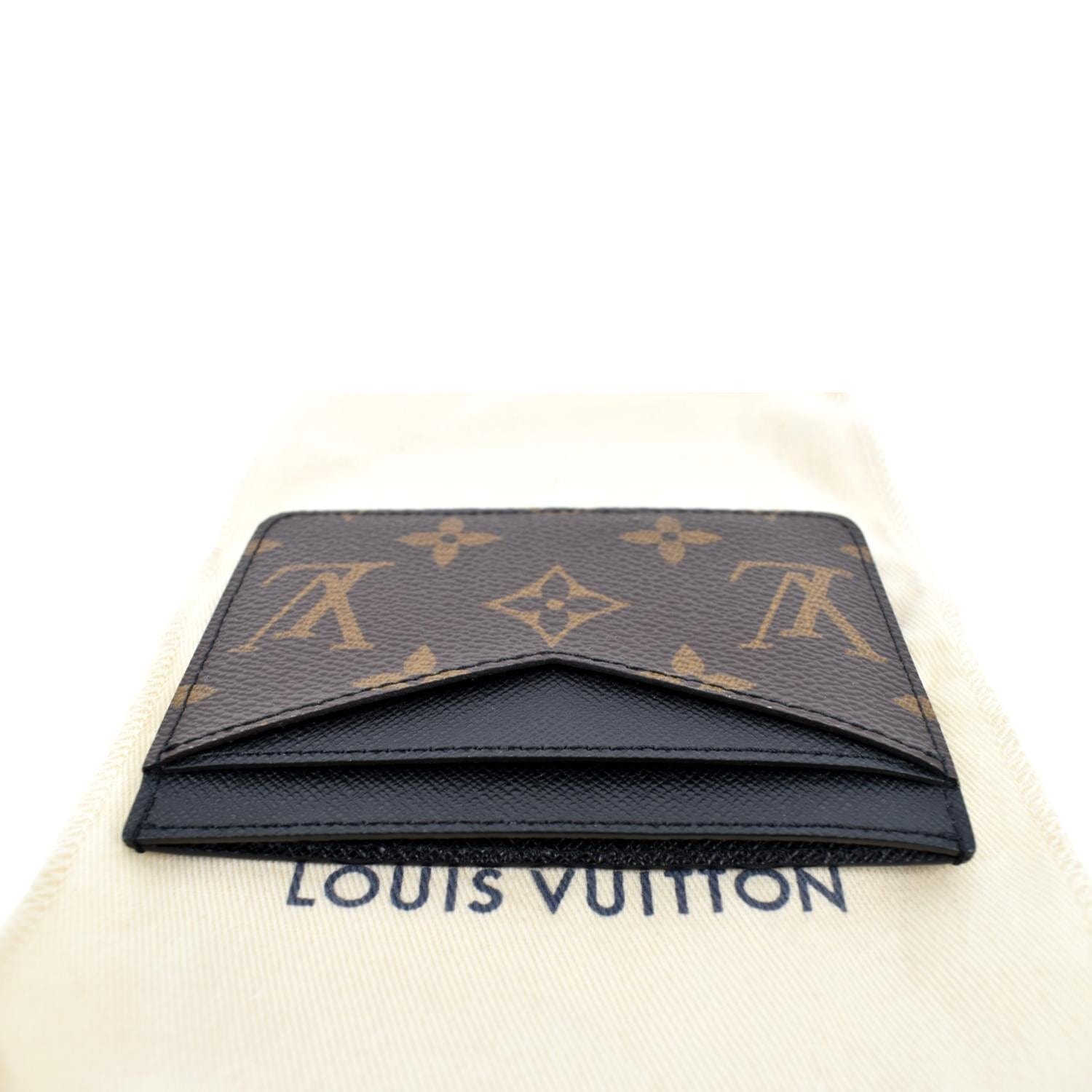 Brown Louis Vuitton Monogram Card Case