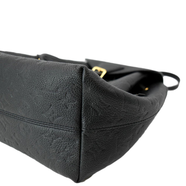 LOUIS VUITTON Montsouris Monogram Empreinte Leather Backpack Bag Black
