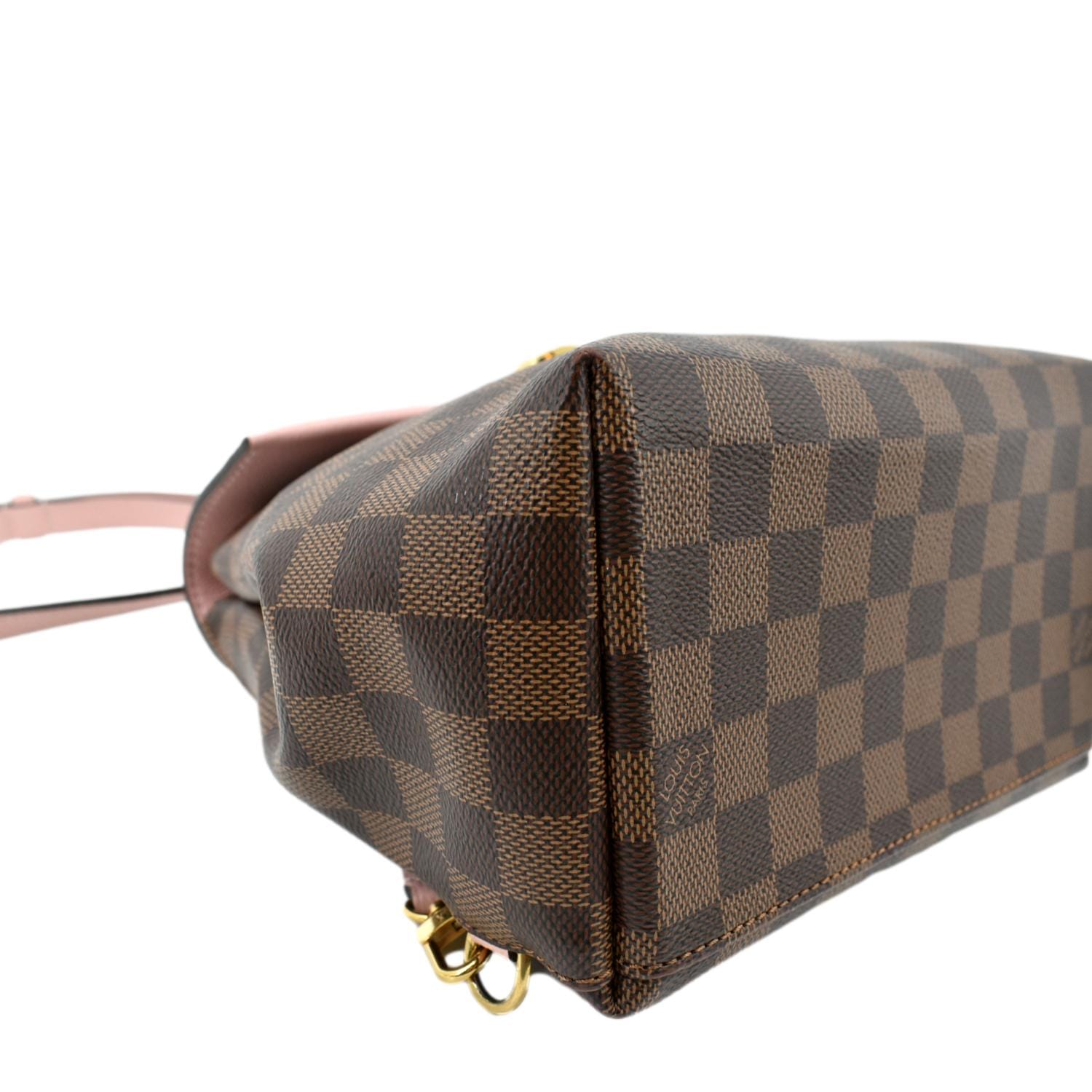 Louis Vuitton Damier Ebene & Magnolia Leather Clapton Backpack, myGemma
