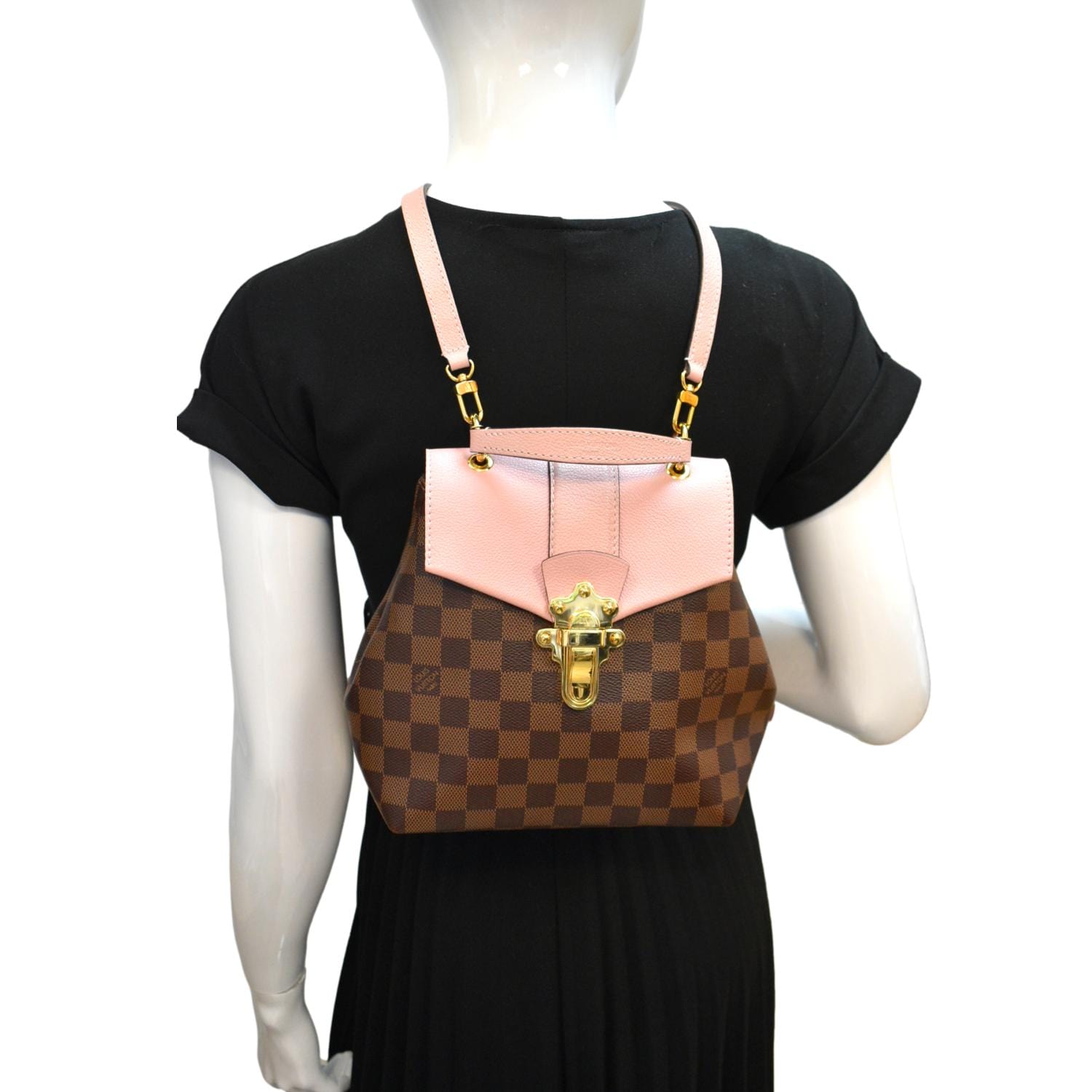 clapton louis vuitton backpack Louis Vuitton Clapton Damier Ebene Backpack Bag Magnolia