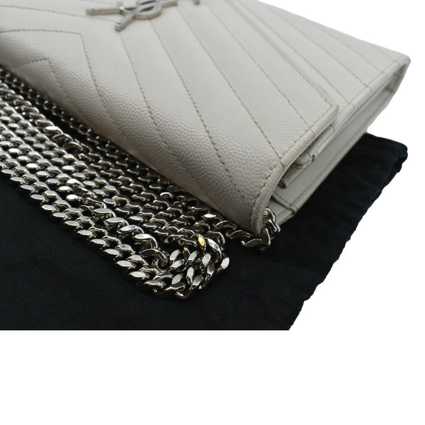 Yves Saint Laurent Grain De Poudre Envelope Chain Bag - Top Left