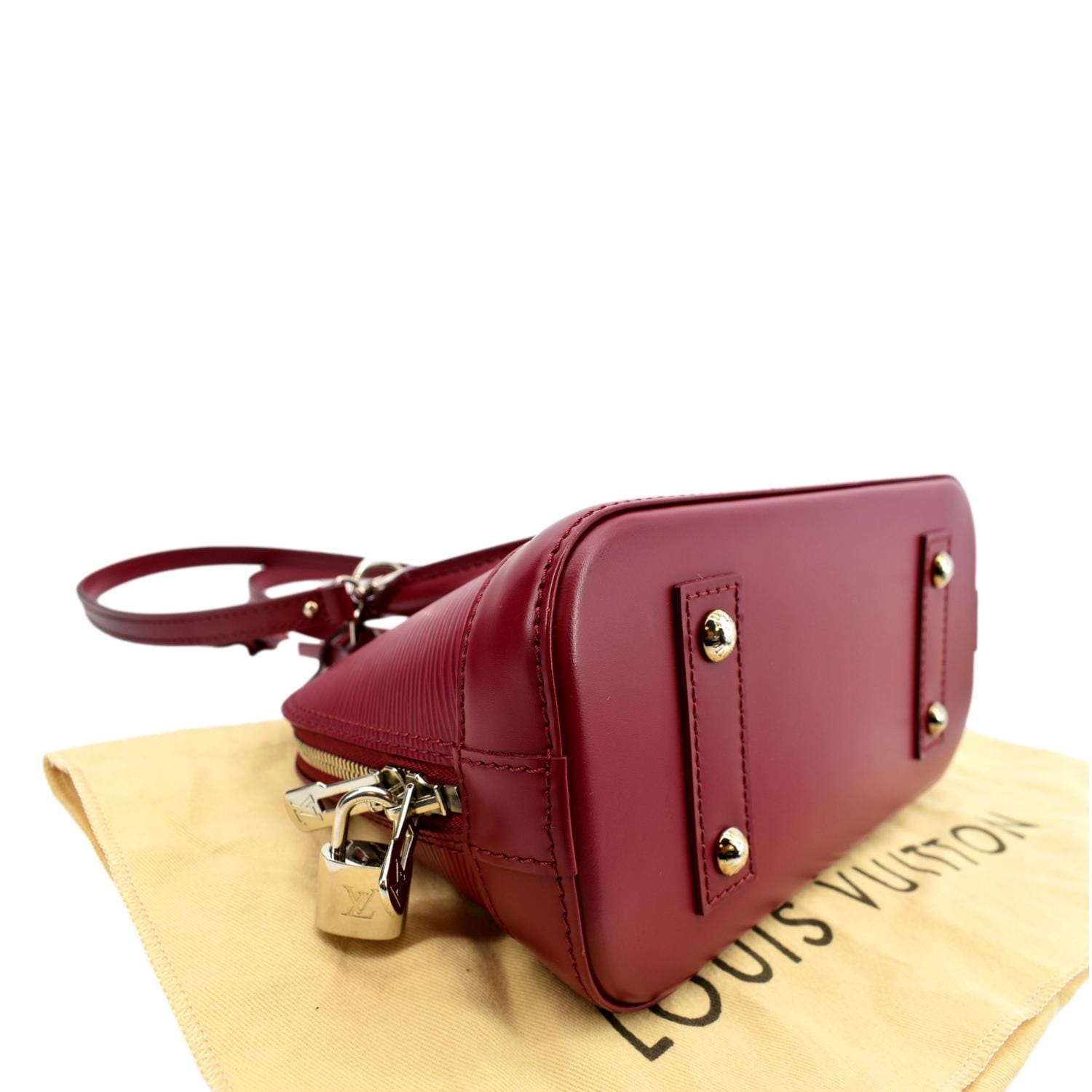 Louis Vuitton Vintage - Epi Denim Alma BB Bag - Red Blue - Leather and Epi  Leather Handbag - Luxury High Quality - Avvenice