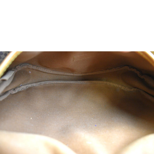 LOUIS VUITTON Saumur 30 Monogram Canvas Crossbody Bag Brown