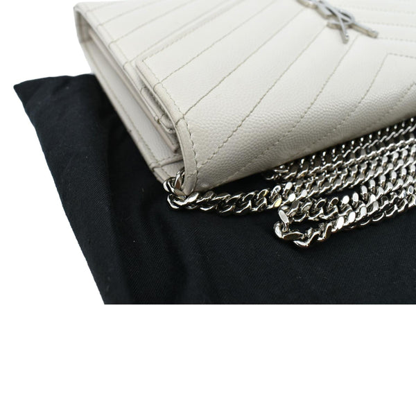 Yves Saint Laurent Grain De Poudre Envelope Chain Bag - Top Right