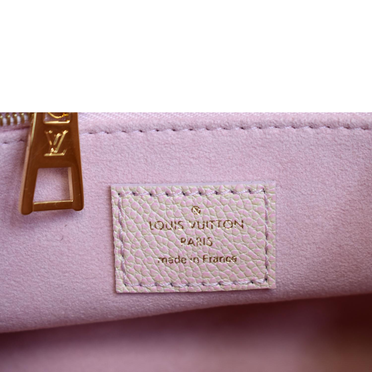 Louis Vuitton OnTheGo Tote Stardust Monogram Empreinte Leather PM Pink  222827154