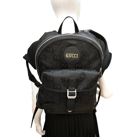GUCCI Off The Grid GG Nylon Backpack Bag Black 644992