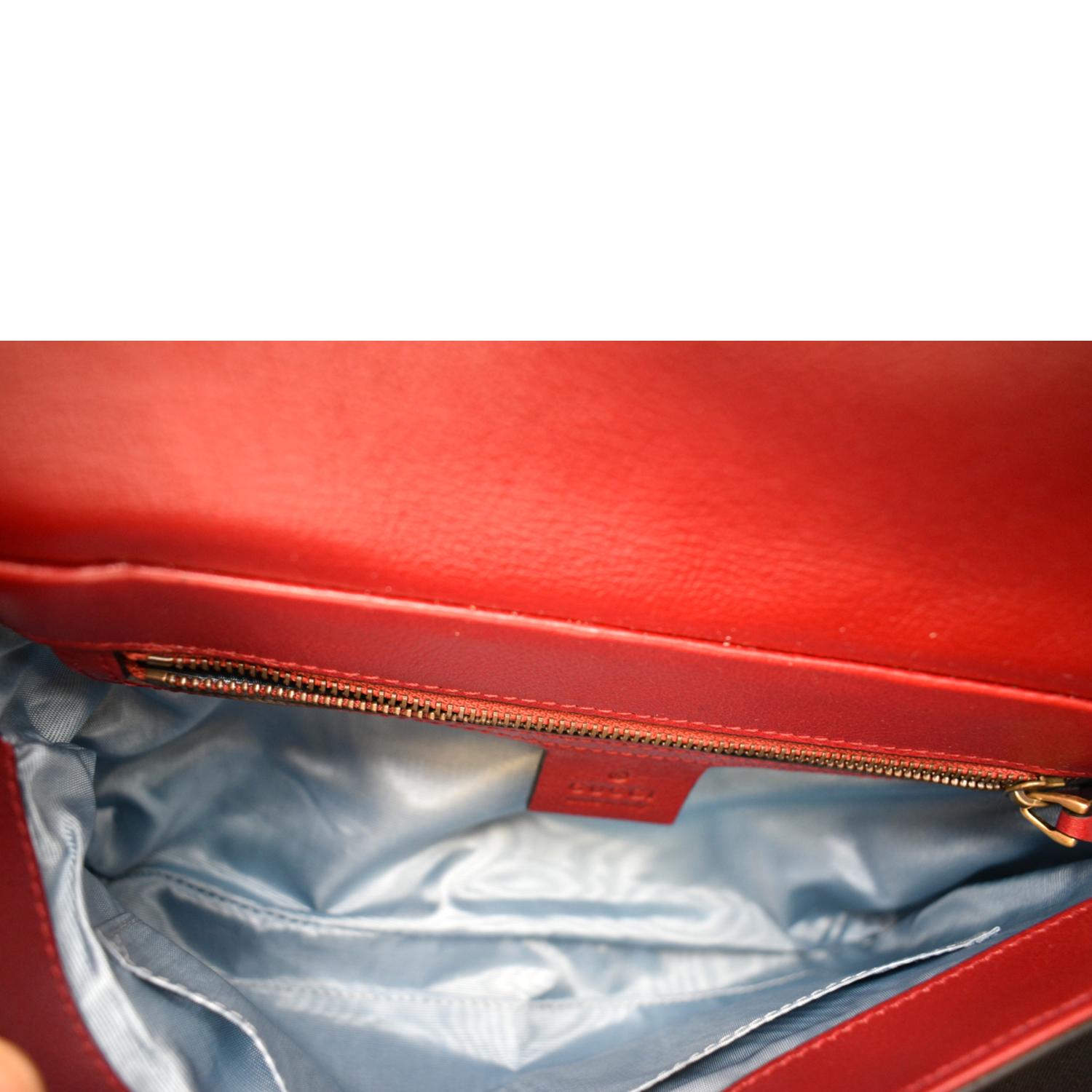 Gucci Thiara Medium Double Envelope Bag Black/Red
