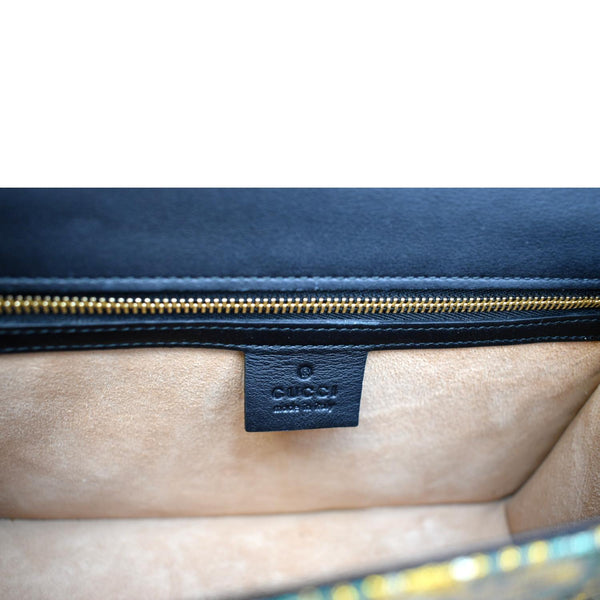 GUCCI Sylvie Small Metallic Jacquard Shoulder Bag Multicolor 421882