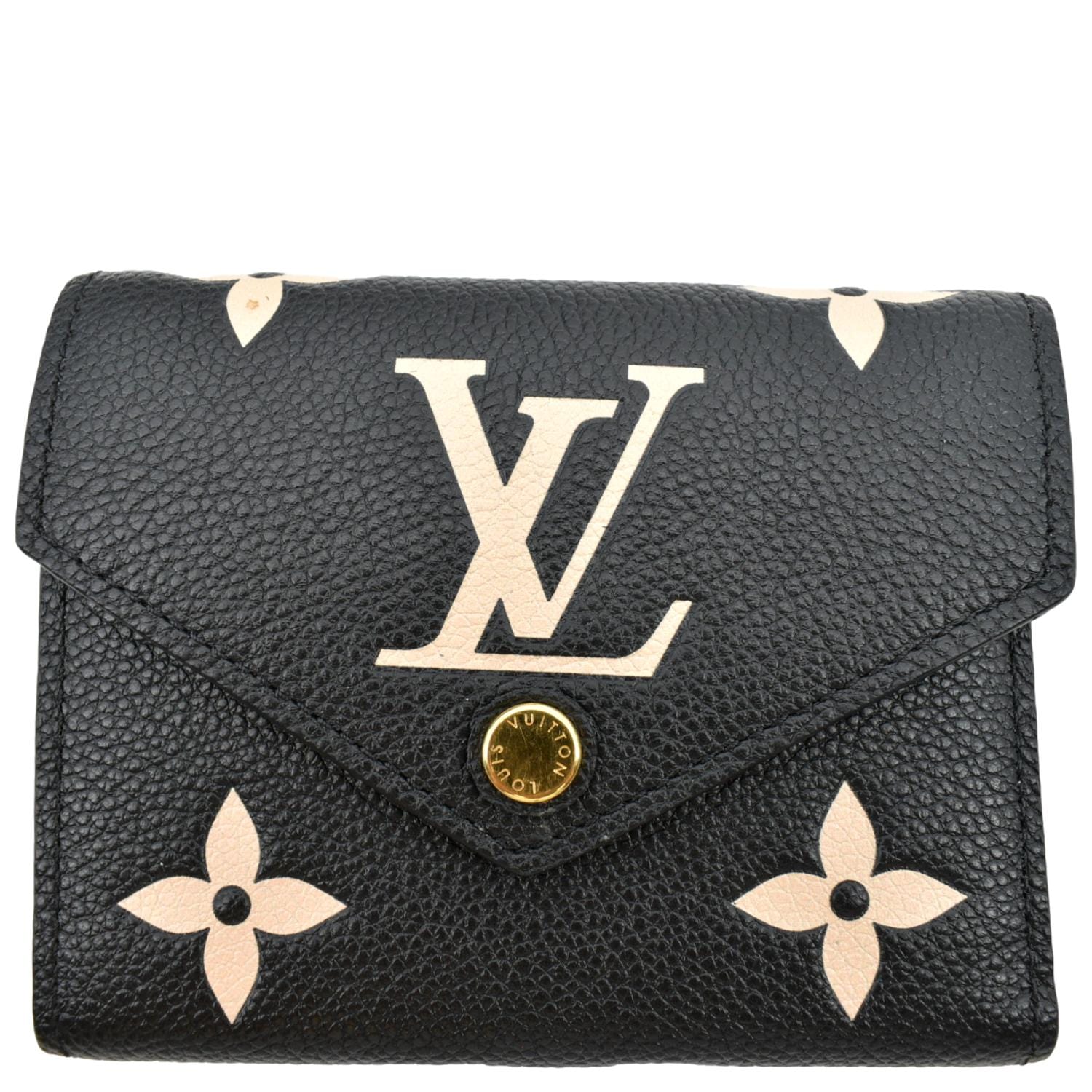 Louis Vuitton - Victorine Wallet - Monogram Leather - Black - Women - Luxury