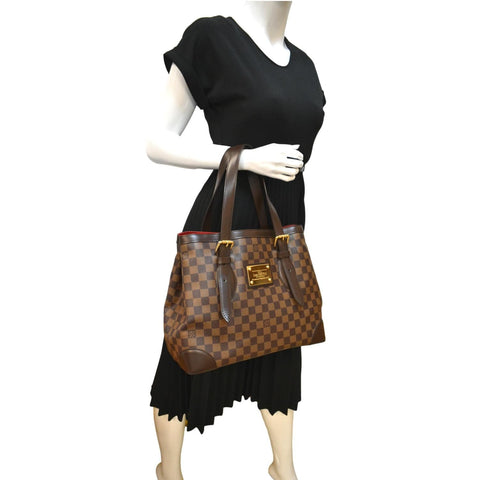 Louis Vuitton Hampstead PM Damier Ebene Shoulder Bag-DDH