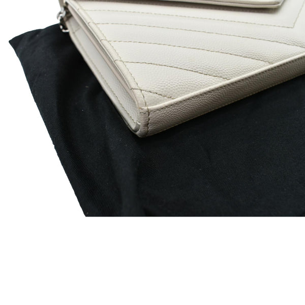 Yves Saint Laurent Grain De Poudre Envelope Chain Bag - Bottom Left