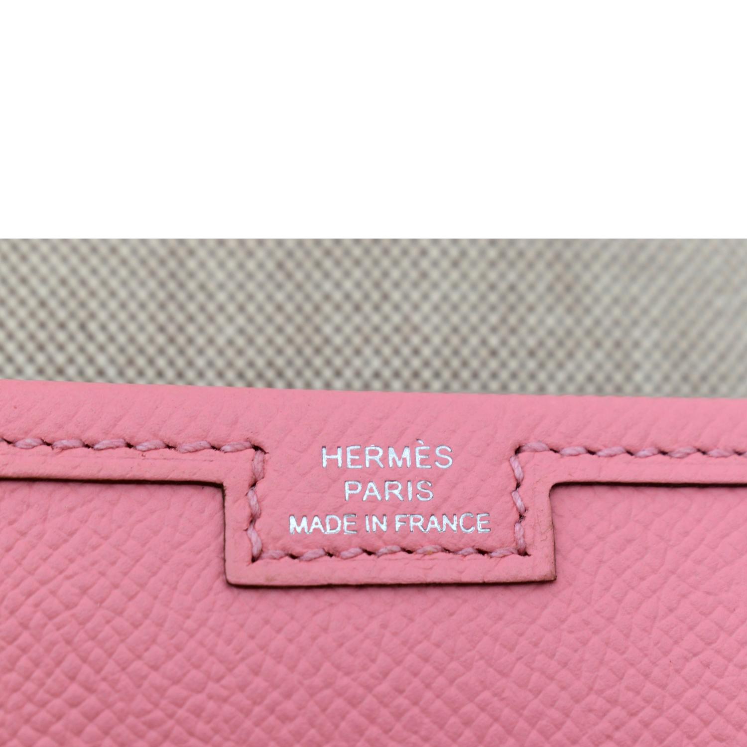 Hermes Jige Elan Clutch Epsom Leather