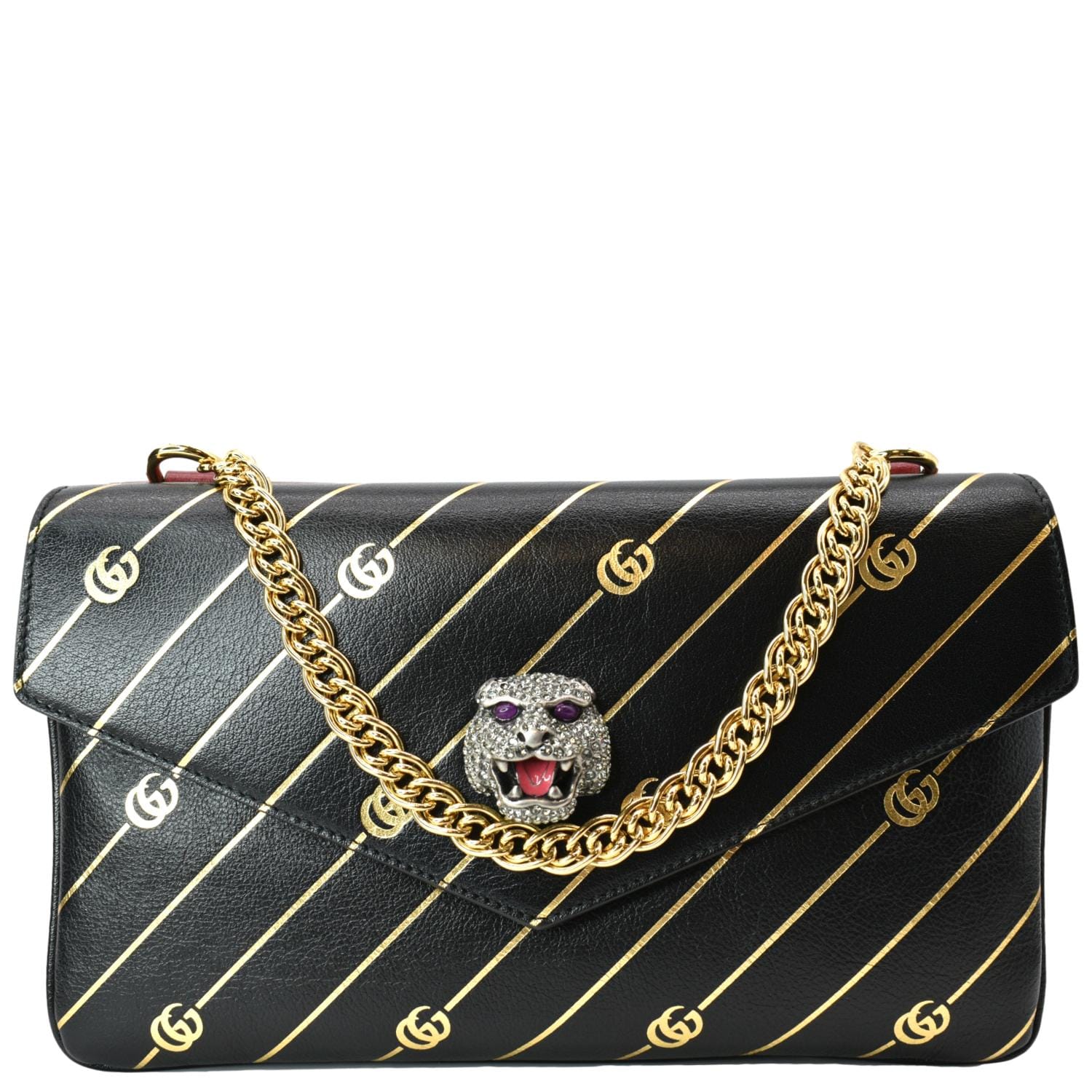 Gucci Thiara Medium Double Smooth Leather Shoulder Bag