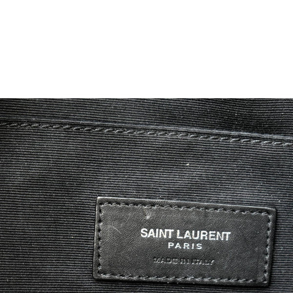 Yves Saint Laurent Embossed Patent Leather Belt Bag - Stamp