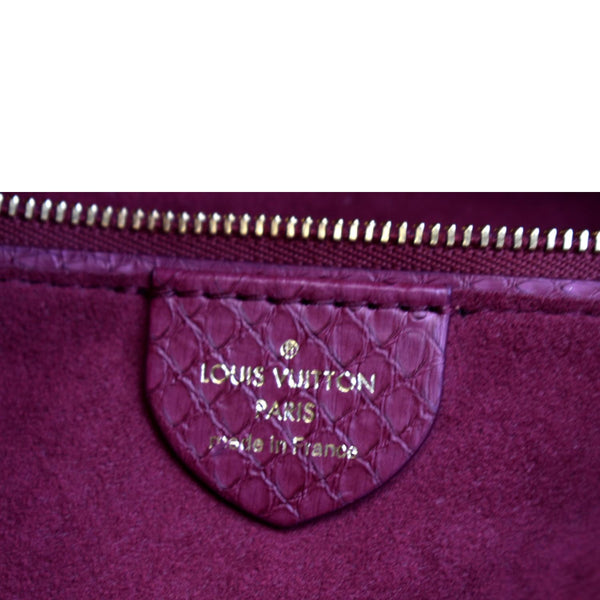 Louis Vuitton Gaia Ostrich Monogram Canvas Shoulder Bag - Made In France