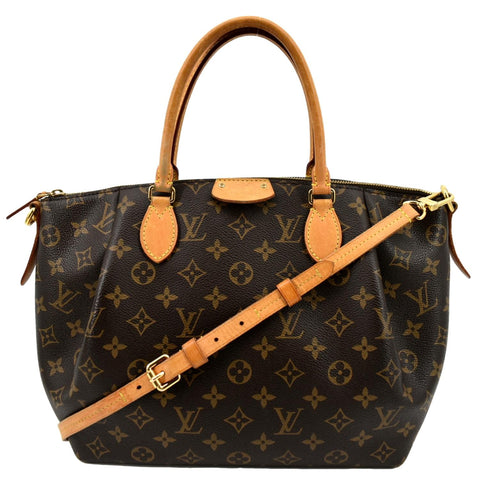 LOUIS VUITTON Turenne GM Monogram Canvas Shoulder Bag Brown