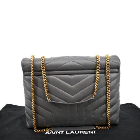 Yves Saint Laurent Loulou Medium Matelasse Leather Bag - Back