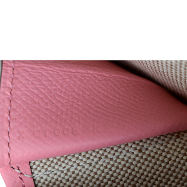 Hermes Jige Elan Calfskin Leather Clutch Wallet in Pink - Stamp