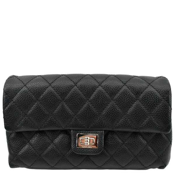 Chanel Reissue Flap Grained Leather Waist Belt Bag - Front