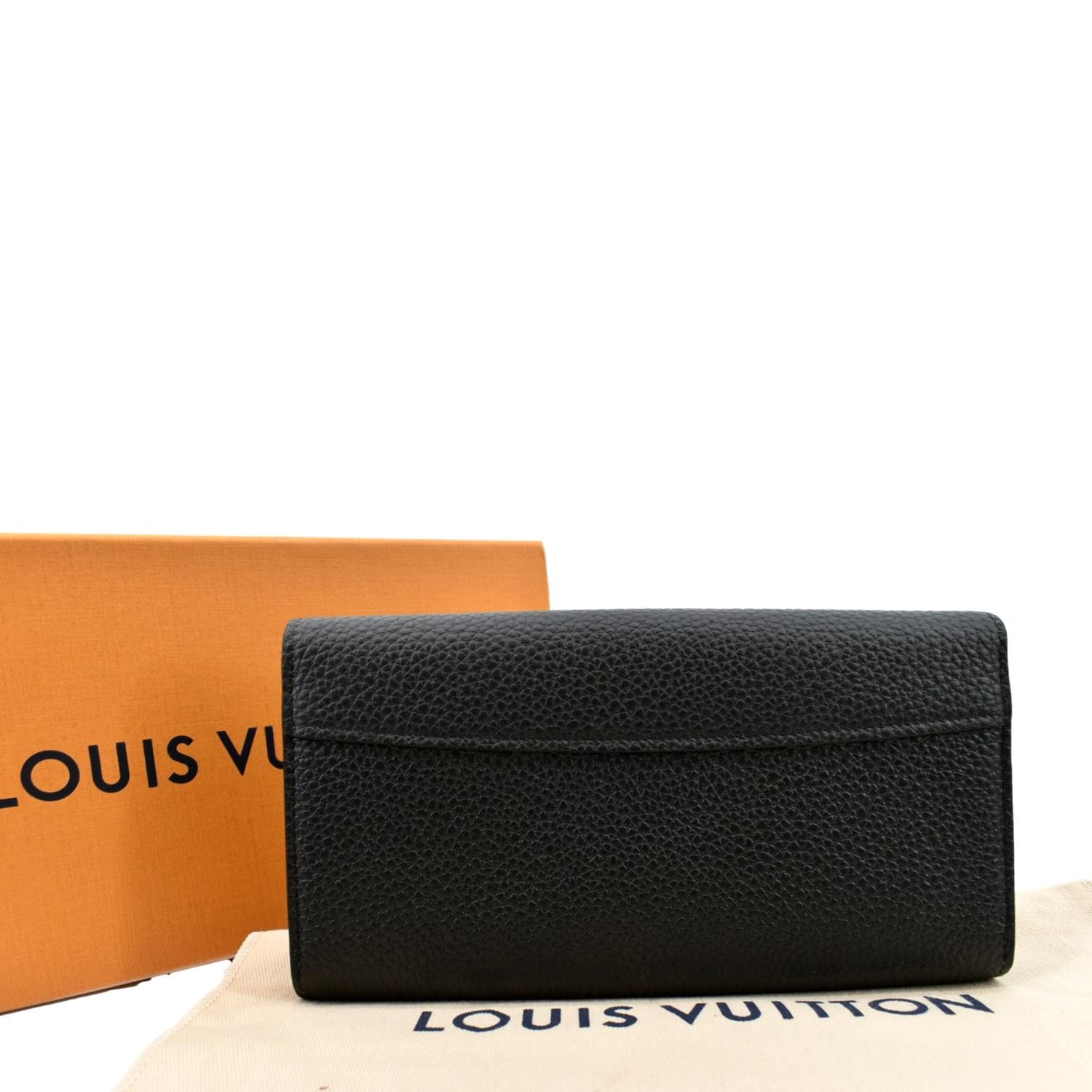 Louis Vuitton Black & Orange Taurillon Leather Monogram