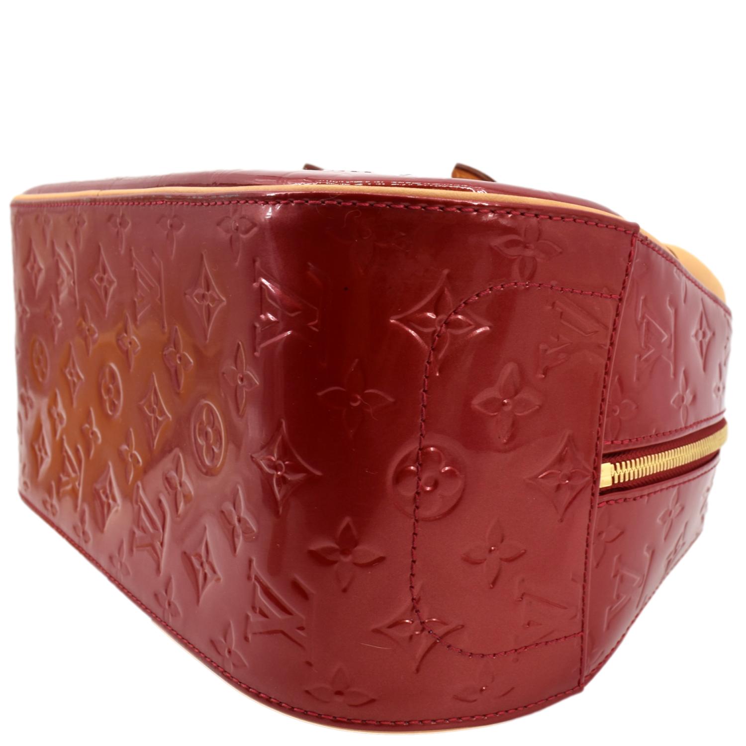 Louis Vuitton Red Monogram Vernis Summit Drive Leather Patent leather  ref.992896 - Joli Closet