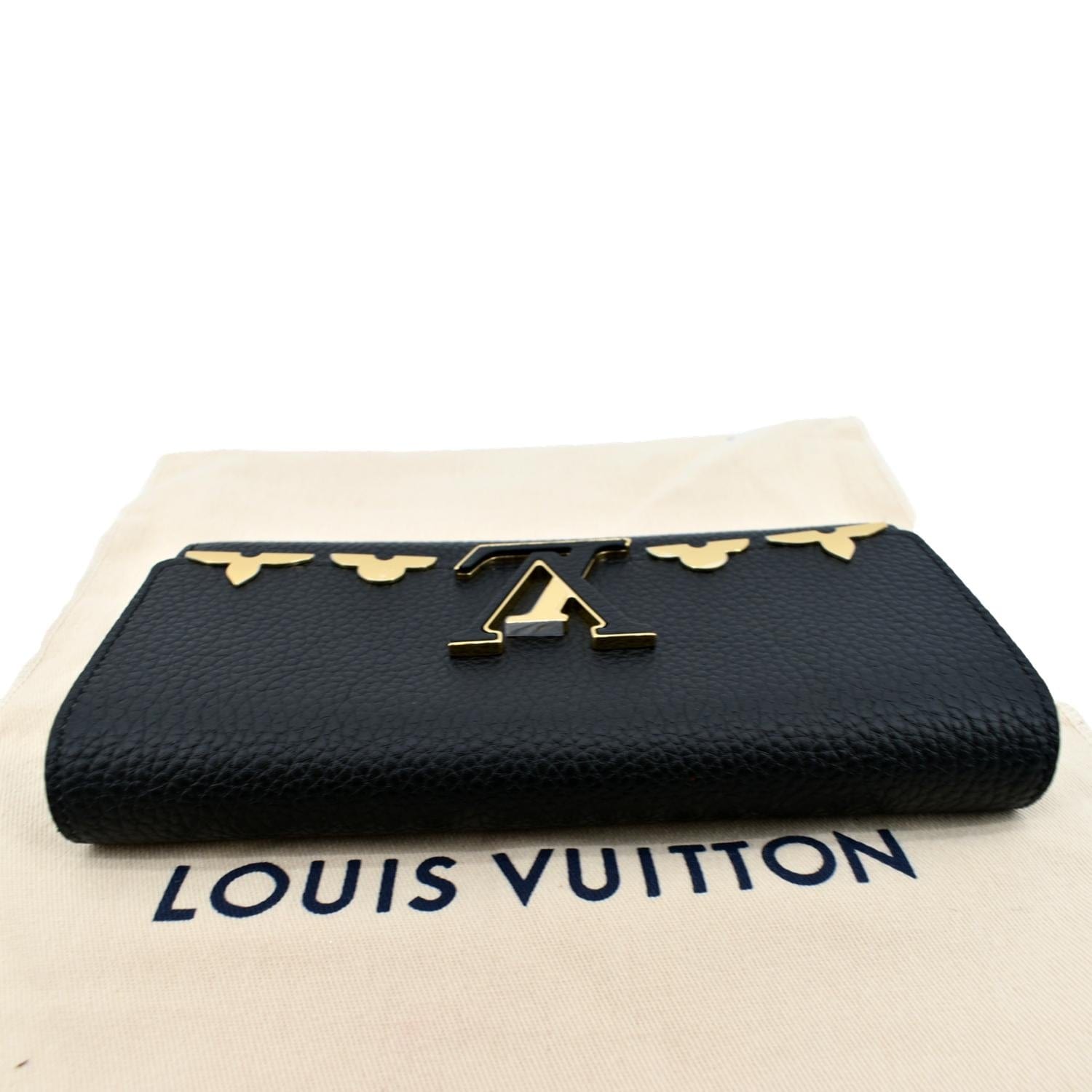 Louis Vuitton Capucines Crown Flowers Taurillon Wallet