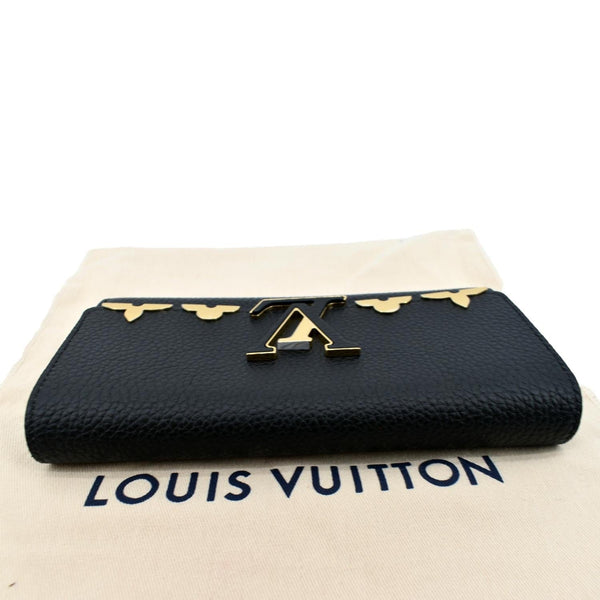 Louis Vuitton Capucines Crown Flowers Taurillon Wallet - Top