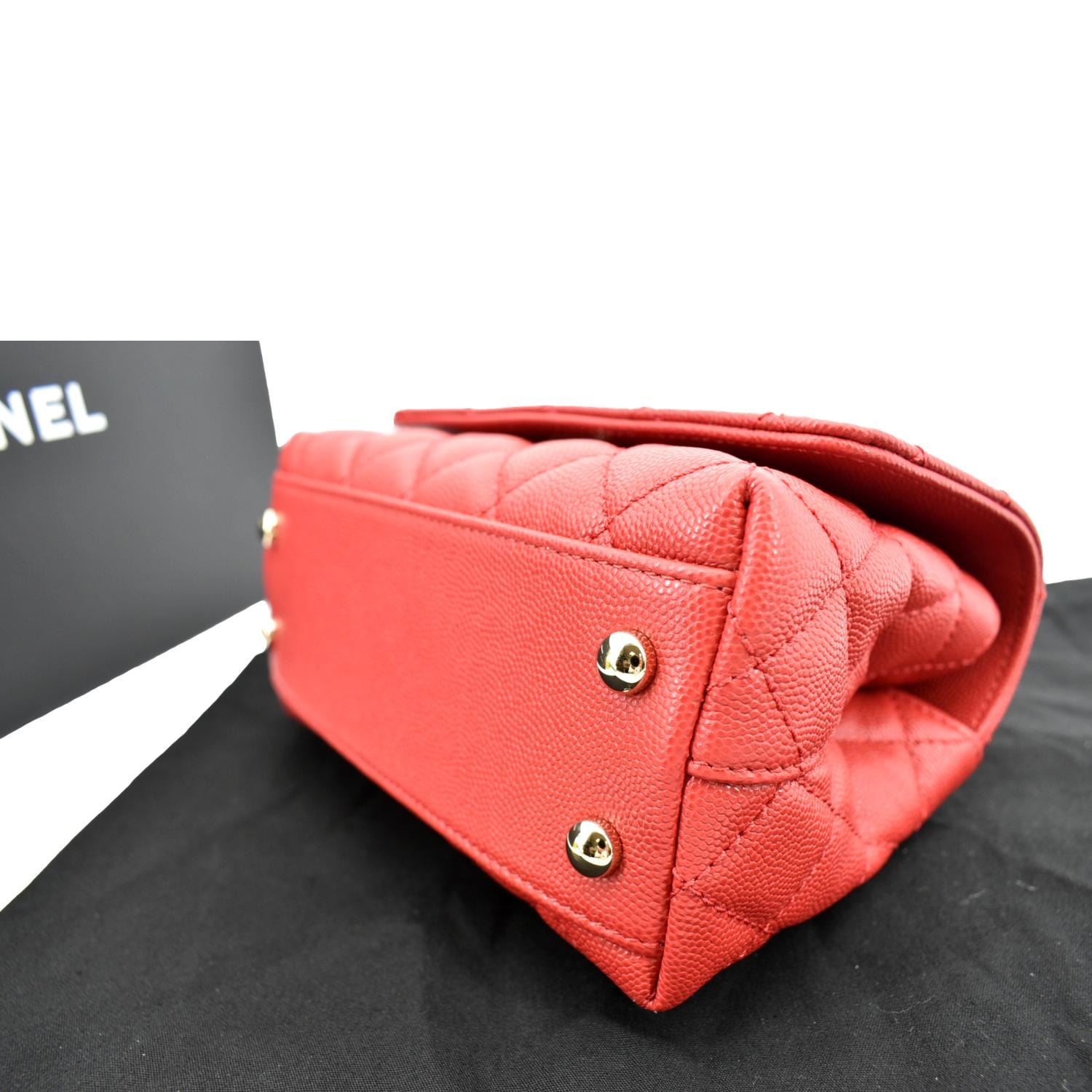 coco chanel red purse