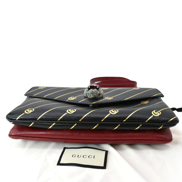 Gucci Thiara Medium Double Smooth Leather Shoulder Bag
