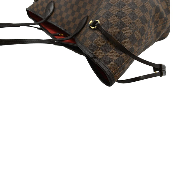 Louis Vuitton Neverfull GM Damier Ebene Tote Shoulder Bag - Left Side