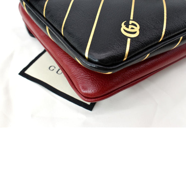 Gucci Thiara Medium Double Smooth Leather Shoulder Bag