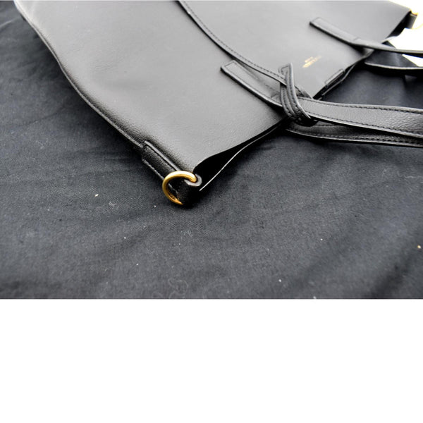 Yves Saint Laurent Toy Supple Leather Shopping Tote Bag - Top Right