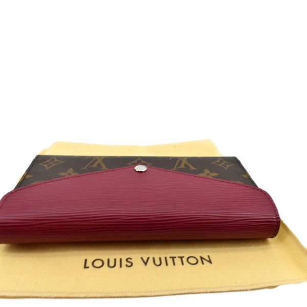 LOUIS VUITTON Marie-Lou Epi Monogram Canvas Wallet Red