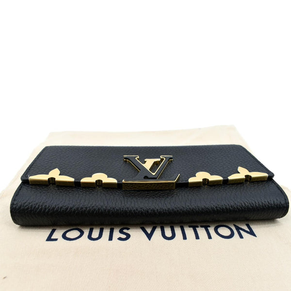Louis Vuitton Capucines Crown Flowers Taurillon Wallet - Bottom