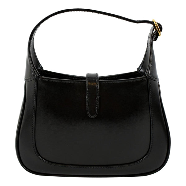 Gucci Jackie 1961 Leather Shoulder Bag in Black Color - Back