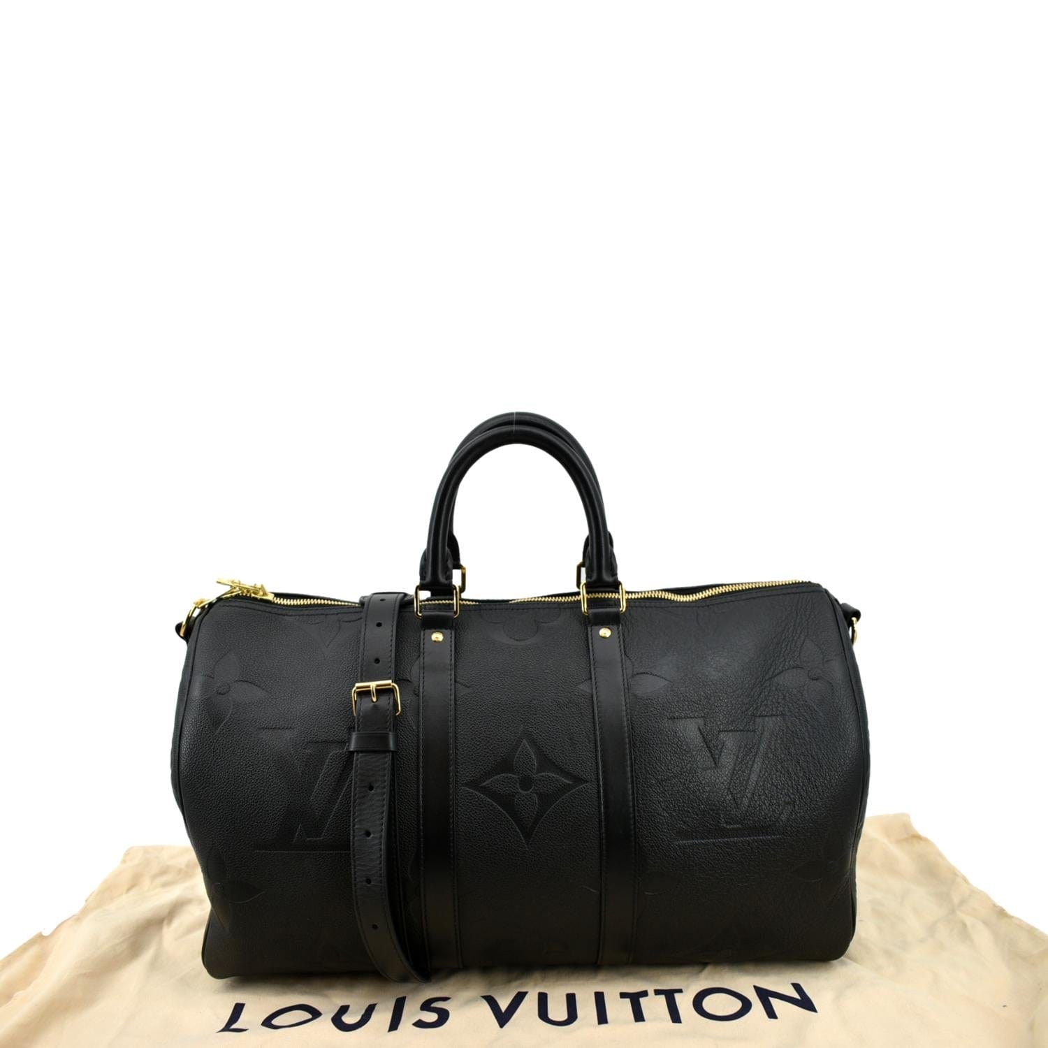 Louis Vuitton By The Pool Keepall Bandouliere 45 Giant Logo Brume