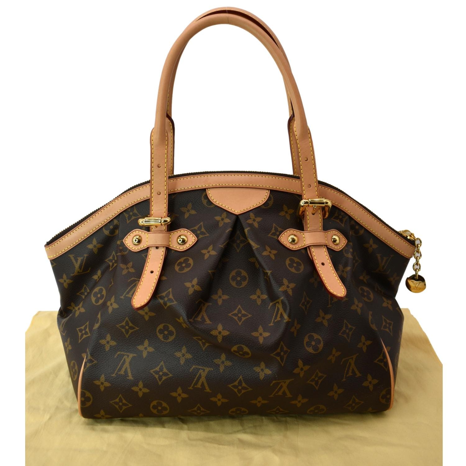 ルイ・ヴィトンティカルGM LOUIS VUITTON Trevi GM Damier Ebene Shoulder Bag Brown