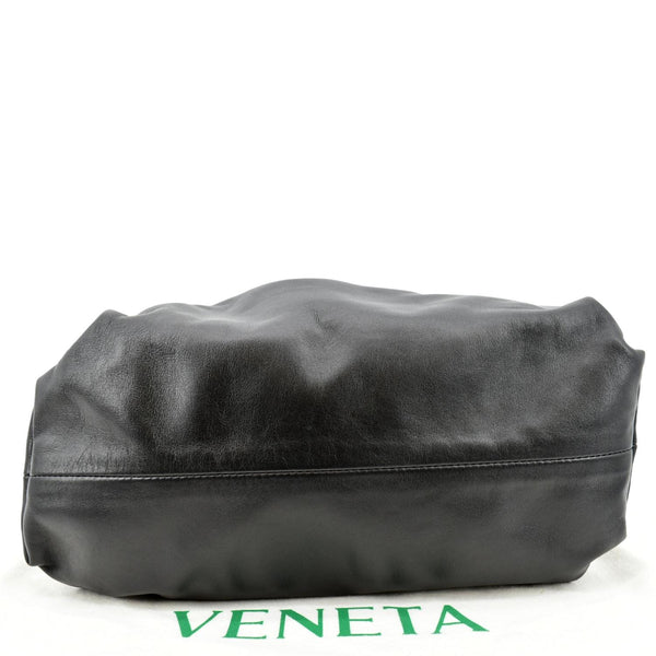 BOTTEGA VENETA Chain Pouch Leather Shoulder Bag Black