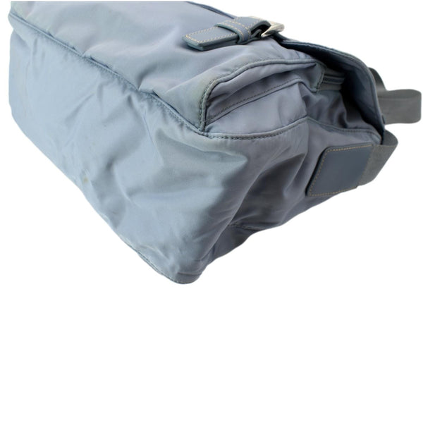 Prada RE-Nylon and Leather Shoulder Bag - Pervinca color