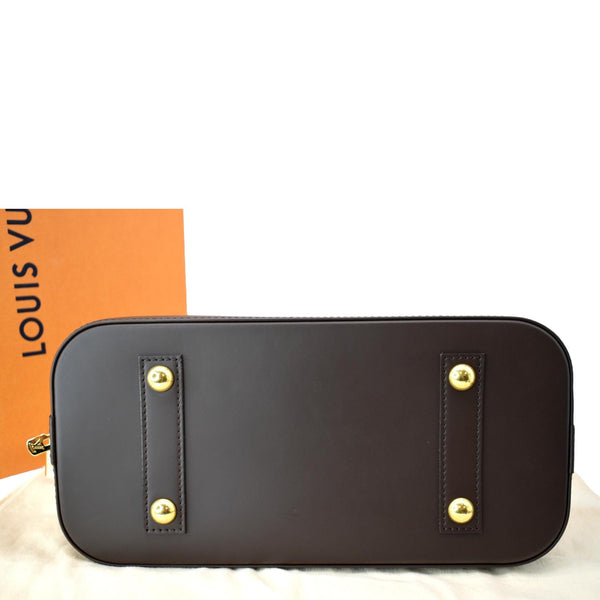 LOUIS VUITTON Alma PM Damier Ebene Satchel Bag Brown