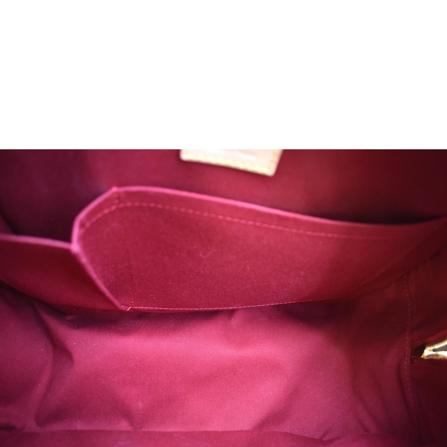 Louis Vuitton Red Monogram Verns Leather Summit Drive Shoulder Bag For Sale  at 1stDibs