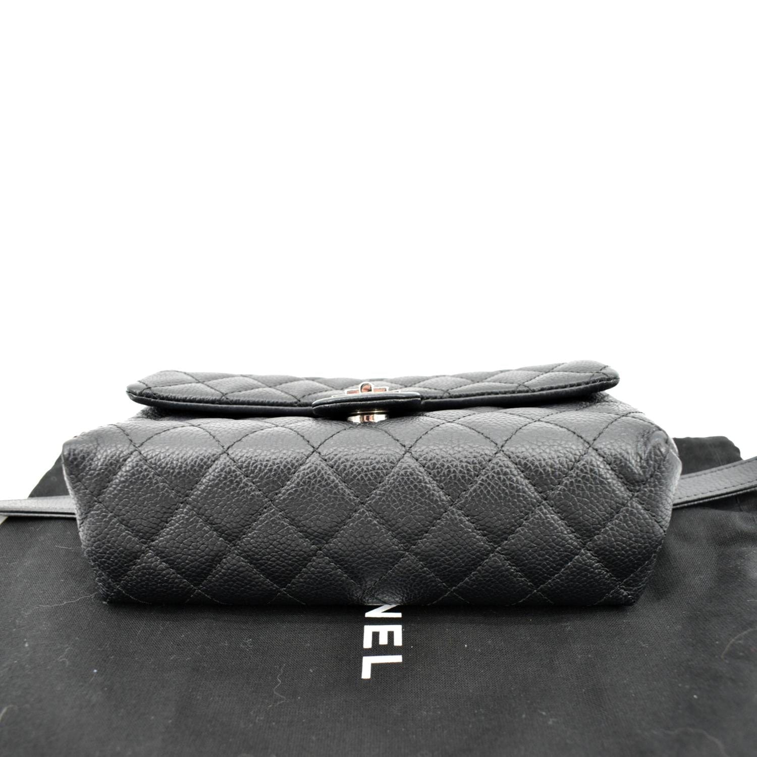 CHANEL Uniform Waist Belt Bag Caviar Leather Mini 2.55 Reissue