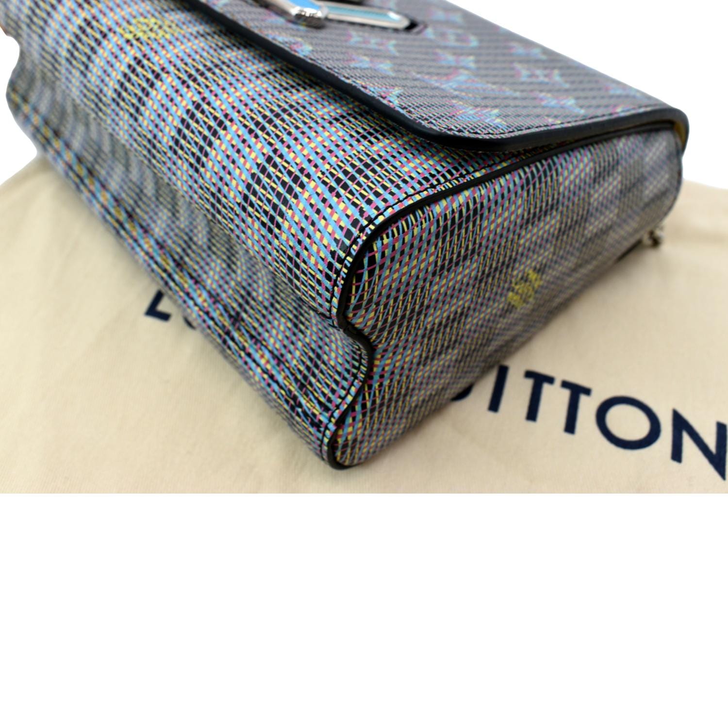 Louis Vuitton Twist Handbag Patchwork Denim MM at 1stDibs