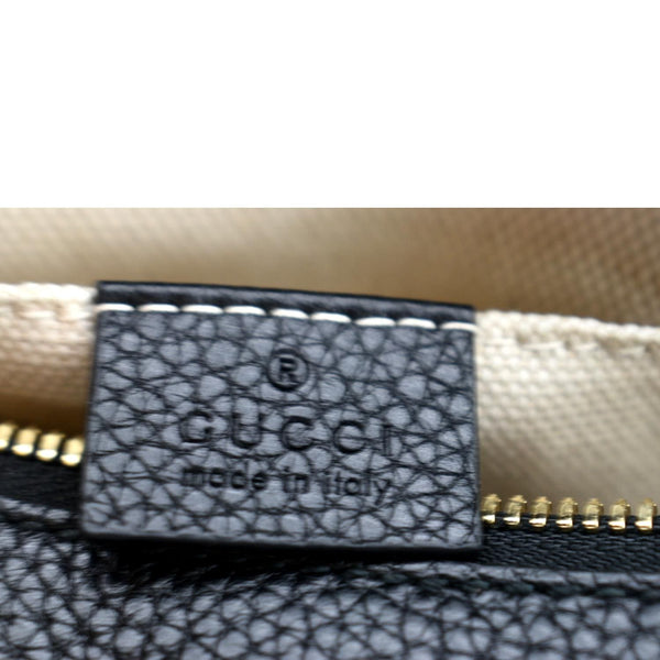 Gucci Soho Disco Pebbled Leather Crossbody Bag Black - Made In Italy