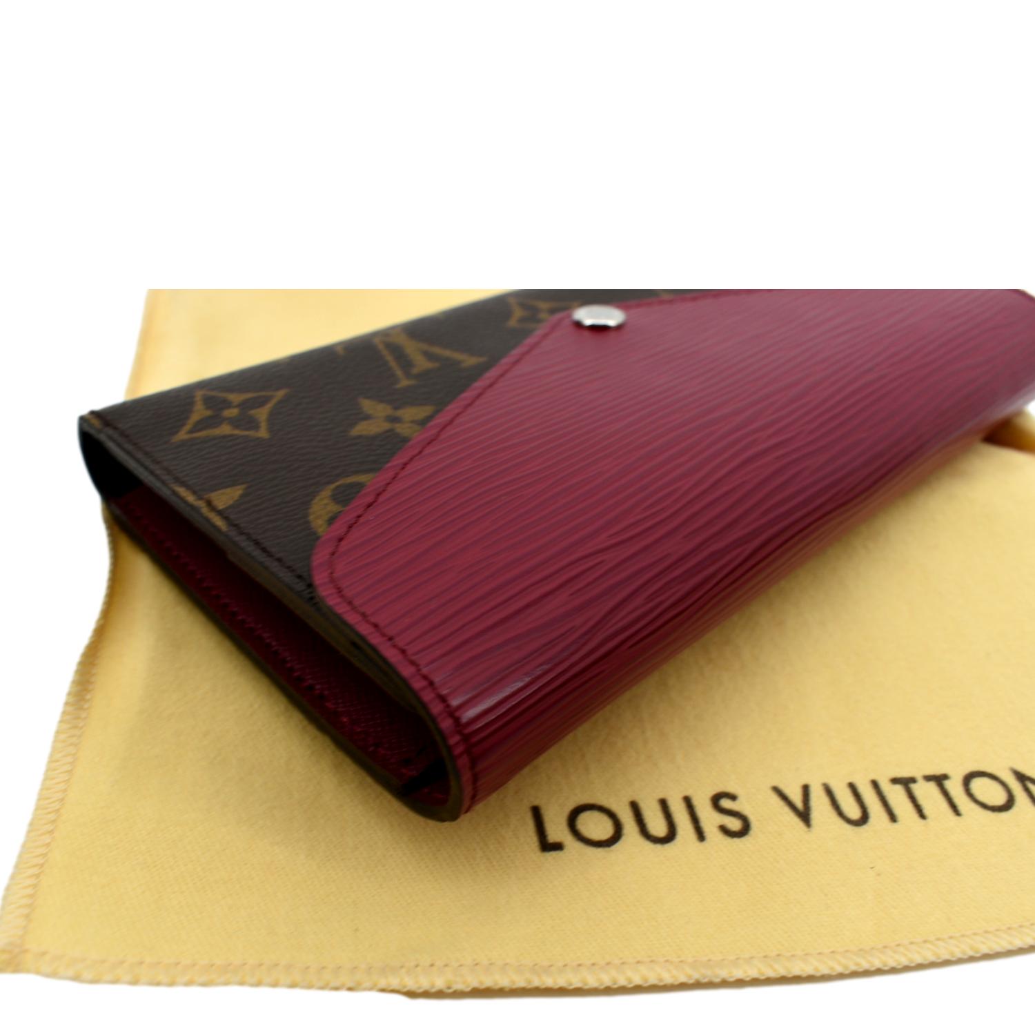Louis Vuitton Carmine Monogram Canvas and Epi Leather Marie-Lou Wallet Louis  Vuitton