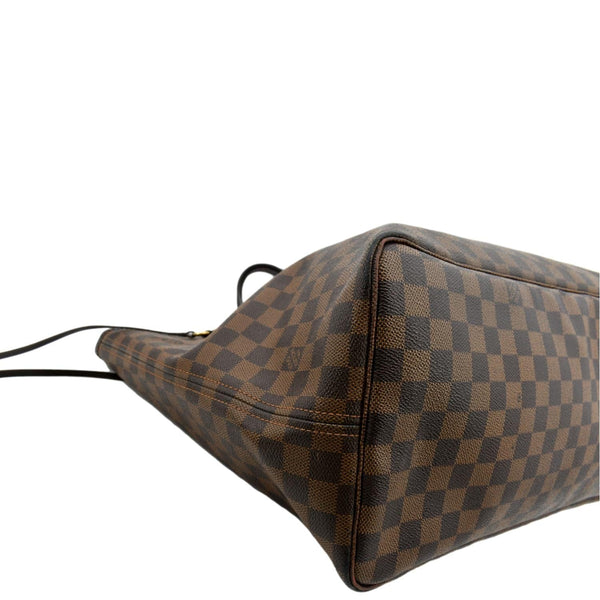 Louis Vuitton Neverfull GM Damier Ebene Tote Shoulder Bag - Bottom Left