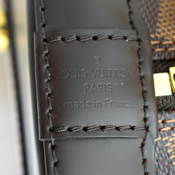 LOUIS VUITTON Alma PM Damier Ebene Satchel Bag Brown