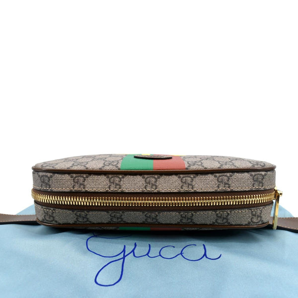 Gucci Fake/Not GG Supreme Canvas Belt Bag in Beige - Top