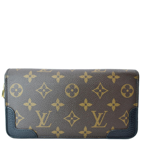 LOUIS VUITTON Retiro Monogram Canvas Zippy Wallet Brown