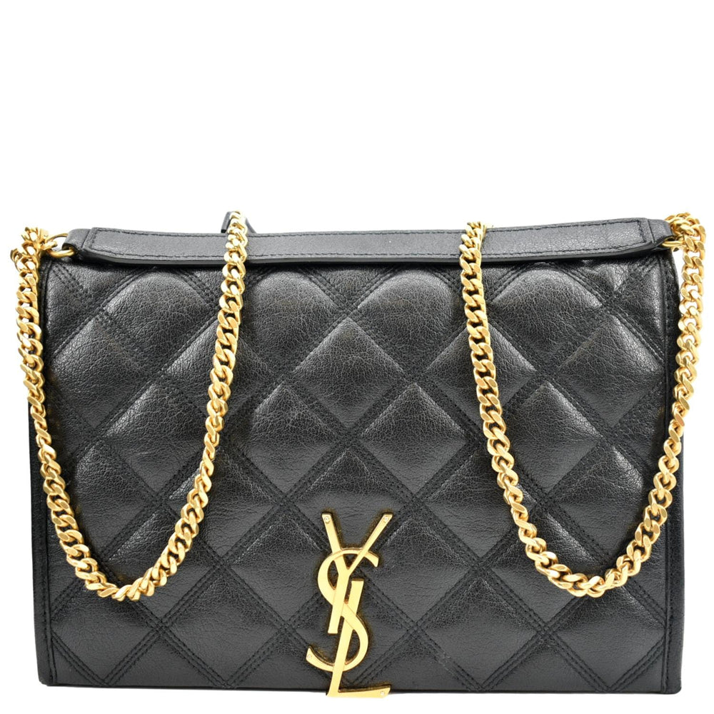 Yves Saint Laurent Becky Quilted Leather Shoulder Chain Bag